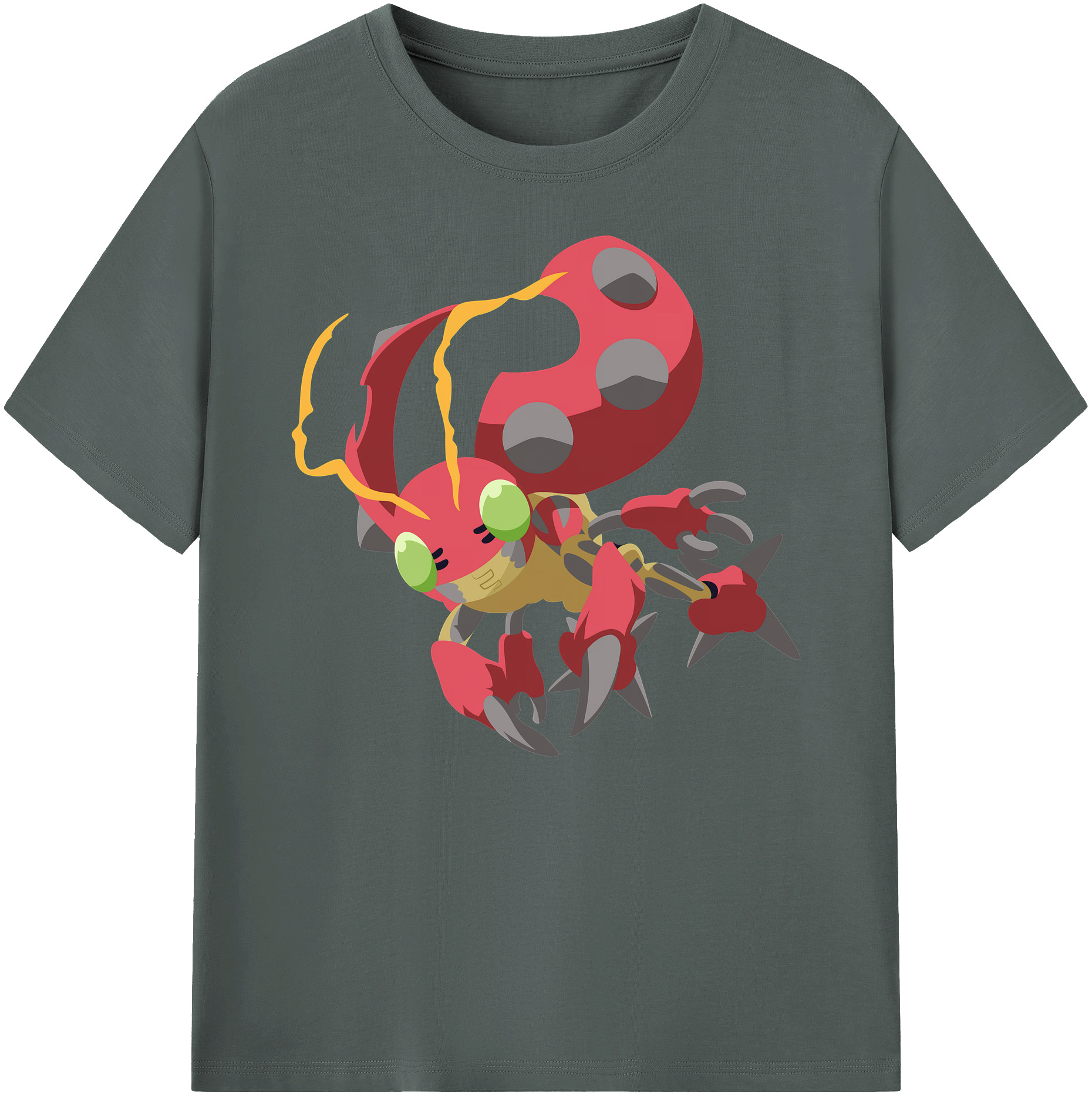 （画像用） Digimon デジタルモンスター/デジモン 綿100％ メンズ半袖Tシャツ｜肌触りやわらか＆通気性